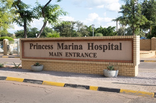 Princess Marina hospital sign